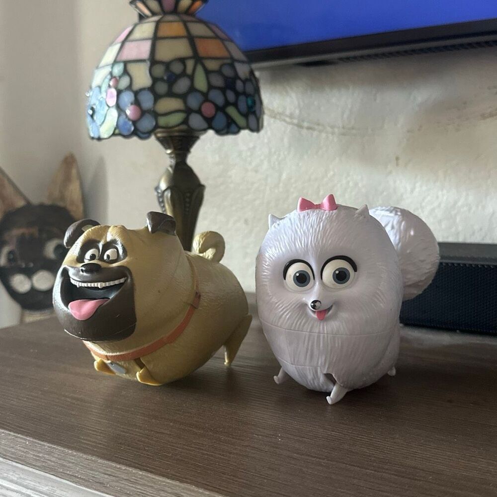 Life of Pets set of 2 small toys gidget & Mel